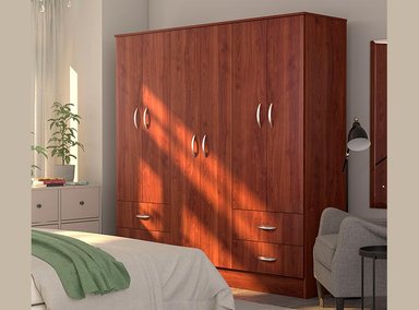 CLOSET CIC MAIPO 6 PUERTAS / 4 CAJONES 180 CM CEREZO NAT - 6