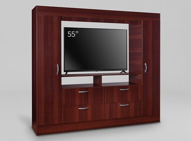 CLOSET CIC BAKER TV 55 CHOCOLATE - 2