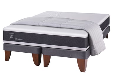 JUEGO DE DORMITORIO CIC CAMA EUROPEA NEW ORTOPEDIC 2 PLAZAS + PLUMÓN - 2