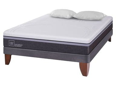 JUEGO DE DORMITORIO CIC CAMA EUROPEA ORTOPEDIC ADVANCE 2 PLAZAS + ALMOHADAS - 2