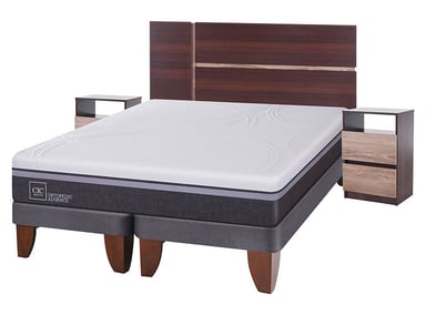 JUEGO DE DORMITORIO CIC CAMA EUROPEA ORTOPEDIC ADVANCE ADVAN BD 2 PLAZAS + SET ENIO - 2
