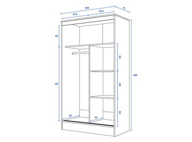 CLOSET CIC CABURGUA WALNUT 2P - 5