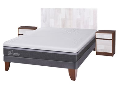 JUEGO DE DORMITORIO CIC CAMA EUROPEA ORTOPEDIC ADVANCE BN 2 PLAZAS + SET LEGNO - 2