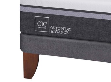 JUEGO DE DORMITORIO CIC CAMA EUROPEA ORTOPEDIC ADVANCE 1.5 PLAZAS + SET NEW TORINO - 3