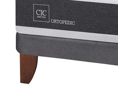 JUEGO DE DORMITORIO CIC CAMA EUROPEA NEW ORTOPEDIC BD 2 PLAZAS + RESPALDO TIGRIS - 3
