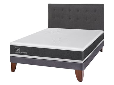 JUEGO DE DORMITORIO CIC CAMA EUROPEA NEW ORTOPEDIC BN 2 PLAZAS + RESPALDO EUFRATES - 2