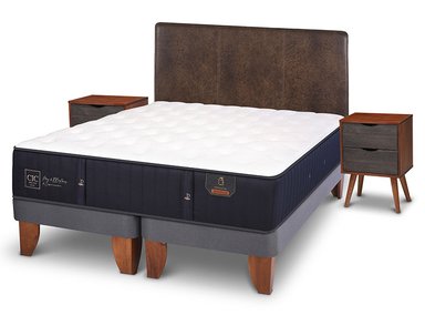 JUEGO DE DORMITORIO CIC CAMA EUROPEA PREMIUM KING + SET BAKER - 2