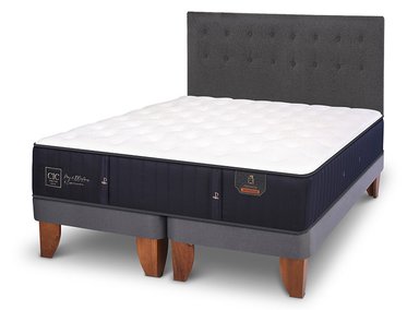 JUEGO DE DORMITORIO CIC CAMA EUROPEA PREMIUM KING + RESPALDO EUFRATES - 2