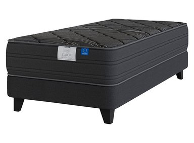CAMA EUROPEA FLEX BLACK BOX TOP 1.5 PLAZAS GRAFITO - 2