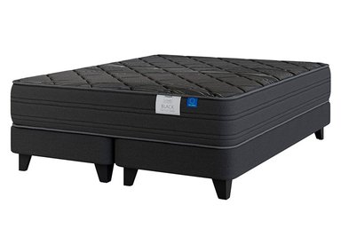 CAMA EUROPEA FLEX BLACK BOX TOP KING NEGRO - 2