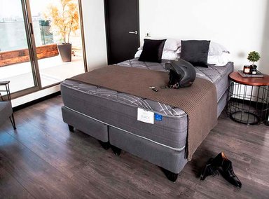 CAMA EUROPEA FLEX BLACK BOX TOP KING NEGRO - 7
