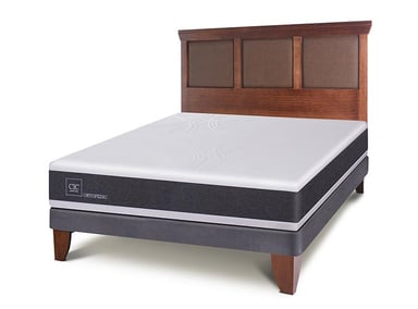 JUEGO DE DORMITORIO CIC CAMA EUROPEA ORTOPEDIC BN 2 PLAZAS + RESPALDO TORINO - 2