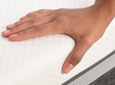 JUEGO DE DORMITORIO CIC CAMA EUROPEA ORTOPEDIC ADVANCE 1.5 PLAZAS + RESPALDO DUBLIN CARAMELO - 5