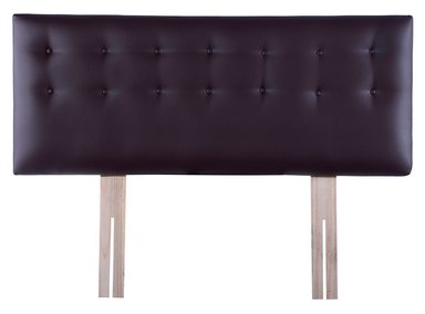 RESPALDO BODEVIR BOTONE PU 2 PLAZAS MADERA CHOCOLATE - 1