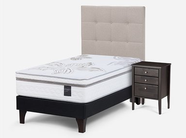 CAMA EUROPEA ROSEN ART4 ART 4 ISSEY NIEBLA 105 X 200 CM - 2