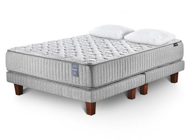 CAMA EUROPEA CANNON HYBRID VISCO 2 PL+ ALMOHADAS - 2