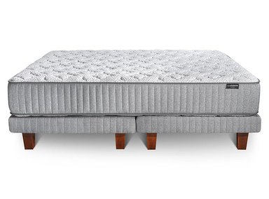 CAMA EUROPEA CANNON HYBRID VISCO 2 PL+ ALMOHADAS - 3