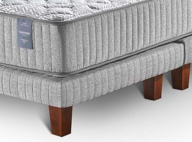 CAMA EUROPEA CANNON HYBRID VISCO 2 PL+ ALMOHADAS - 6
