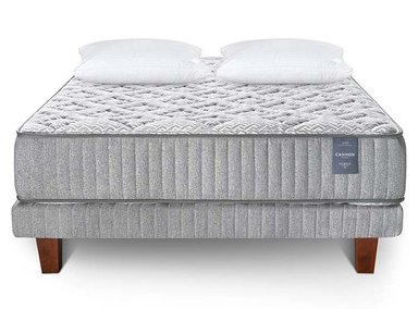 CAMA EUROPEA CANNON HYBRID VISCO 2 PL+ ALMOHADAS - 1