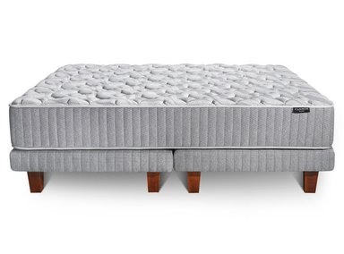 CAMA EUROPEA CANNON HYBRID WOOL 2 PL + ALMOHADAS - 3