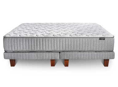 CAMA EUROPEA CANNON HYBRID VISCO KING + ALMOHADAS - 3