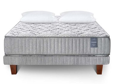 CAMA EUROPEA CANNON HYBRID VISCO KING + ALMOHADAS - 1