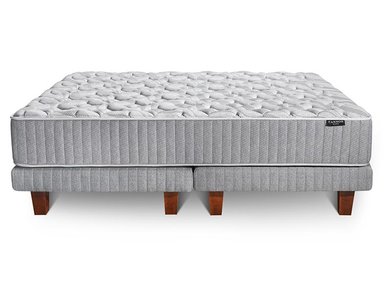 CAMA EUROPEA CANNON HYBRID WOOL KING + ALMOHADAS - 3
