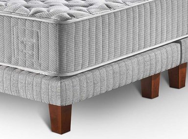CAMA EUROPEA CANNON HYBRID WOOL KING + ALMOHADAS - 6