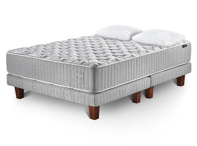 CAMA EUROPEA CANNON HYBRID WOOL SUPER KING + ALMOHADAS - 2