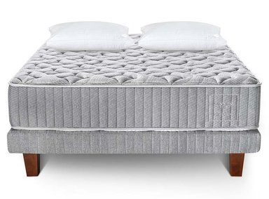 CAMA EUROPEA CANNON HYBRID WOOL SUPER KING + ALMOHADAS - 1