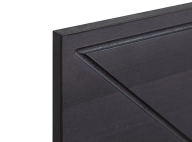 JUEGO DE DORMITORIO CIC CAMA EUROPEA ORTOPEDIC BD 2 PLAZAS + RESPALDO VILLARRICA NEGRO - 5