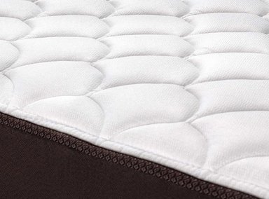 JUEGO DE DORMITORIO ROSEN CAMA EUROPEA ERGO T NEW BN 2 PLAZAS + RESPALDO FERRARA GRIS - 6