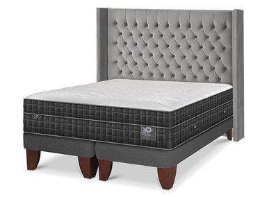 JUEGO DE DORMITORIO CIC CAMA EUROPEA LUX SÚPER KING + RESPALDO SESIA - 2