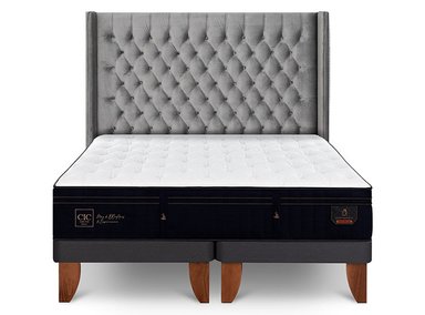 CAMA EUROPEA CIC SUPER PREMIUM KING + RESPALDO SESIA - 1