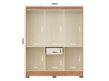 CLOSET VEKKA HOME ROMA CREME 6P - 4