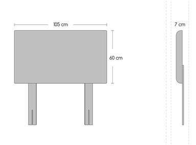 CAMA EUROPEA CELTA NICTE 1.5 PLAZAS + RESPALDO - 6