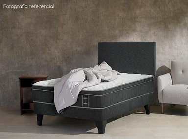 CAMA EUROPEA CELTA NICTE 1.5 PLAZAS + RESPALDO - 7