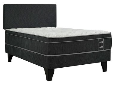 CAMA EUROPEA CELTA NICTE 1.5 PLAZAS + RESPALDO - 1