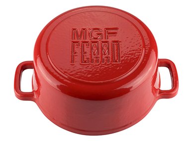 OLLA GUISERA MAGEFESA FERRO 24 ROJO - 3