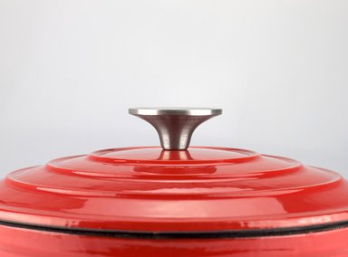 OLLA GUISERA MAGEFESA FERRO 24 ROJO - 6