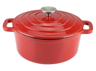 OLLA GUISERA MAGEFESA FERRO 24 ROJO - 1