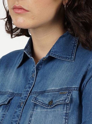 BLUSA ALGODÓN MUJER ELLUS DENIM - 3