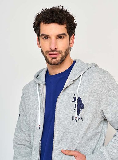 POLERÓN HOMBRE US POLO ASSN FULL ZIPPER - 3