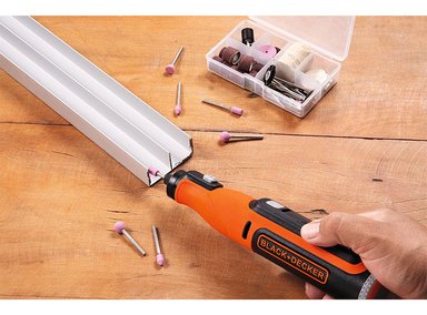 MULTIHERRAMIENTA INALAMBRICA + 35 ACCESORIOS BLACK+DECKER - 10