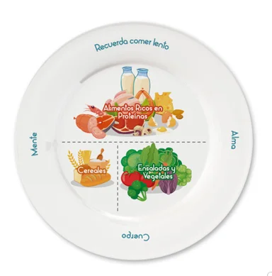 PLATO BARIÁTRICO + BOWL + TAZA DE LOZA PARA PACIENTES BARIÁTRICOS - 2