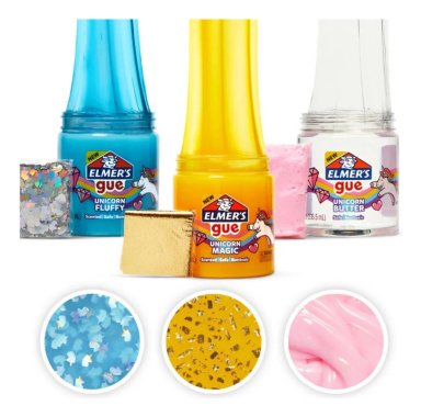 KIT SLIME UNICORNIO 3 UNIDADES 236ML CADA UNO ELMERS SLIME - 2