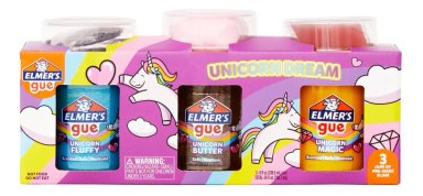 KIT SLIME UNICORNIO 3 UNIDADES 236ML ELMERS - 1