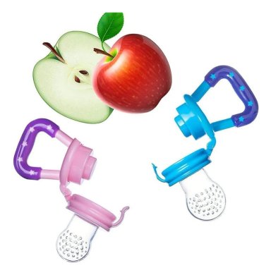 CHUPETE FRUTA BEBE MORDEDOR RASCA ENCÍAS BEBÉS CHUPE SILICON - 3