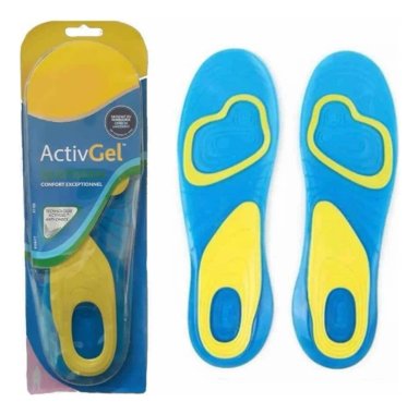 PLANTILLAS SILICONA Y GEL COMODIDAD COLOR AZUL TAMAÑO DE LA PLANTILLA TALLA 38 A 42 - 1