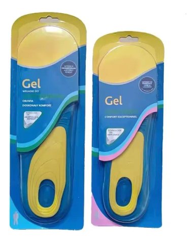 PLANTILLAS SILICONA Y GEL COMODIDAD COLOR AZUL TAMAÑO DE LA PLANTILLA TALLA 38 A 42 - 2